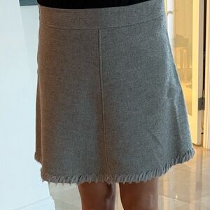 See By Chloe Gray Skater Mini Skirt Casual
